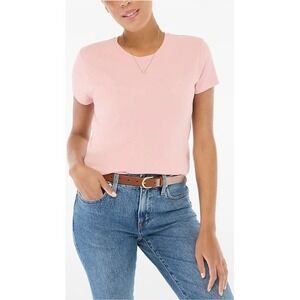 J.Crew Essential Tee Womens Large Pink Short Sleeve Crew‎ Neck Casual Top NWT